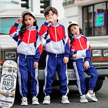 運動型校服  色澤鮮艷  孩子們喜歡